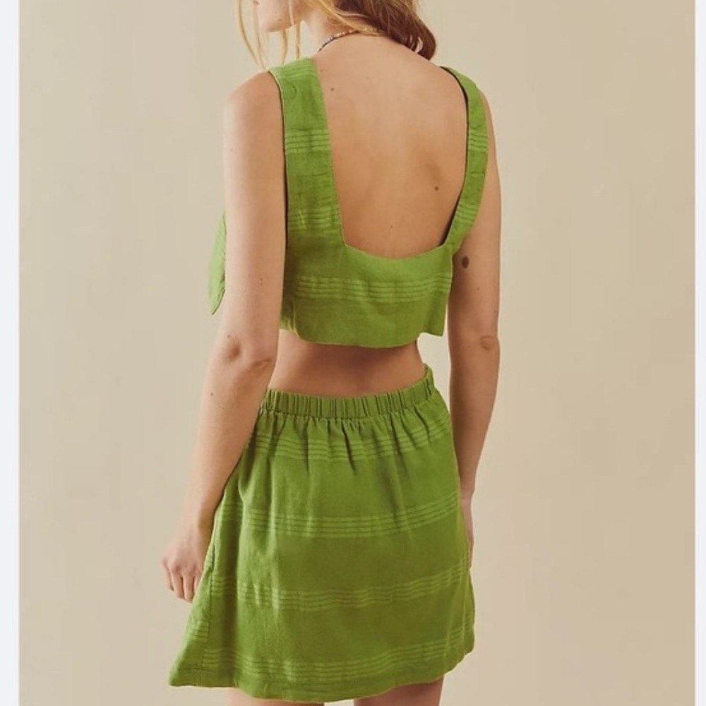 Free People Ain't Nothin' Like It Skort Endless Summer 2 pc set Wrap Textured XS - Picture 2 of 6